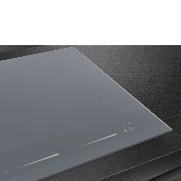 Smeg Linea 6 Zone 90cm Ultra-Low Profile or Fully Flushed Induction Hob SIM1963DS