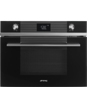 Smeg Linea Combi Microwave Oven Black SF4102MCN