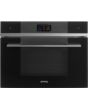 Smeg Linea Combi Microwave Oven Black SF4104WMCN