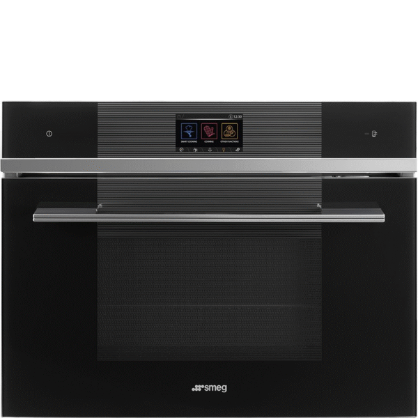 Smeg Linea Combi Microwave Oven Black SF4104WMCN