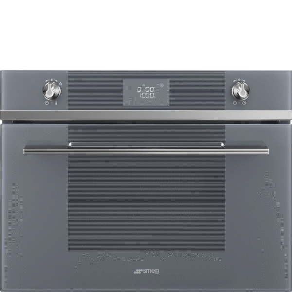 Smeg Linea Combi Microwave Oven Silver SF4102MCS