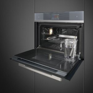 Smeg Linea Combi Steam Oven Silver SF4104WVCPS