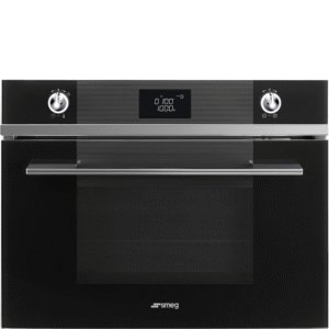 Smeg Linea Microwave with Grill Black SF4102MN