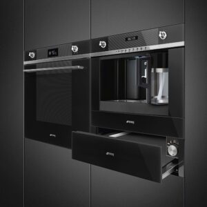 Smeg Linea Vapor Clean Oven Black SF6102TVN