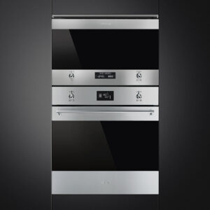 Smeg MP322X1 Classic Built In Microwave with Grill Stainless Steel