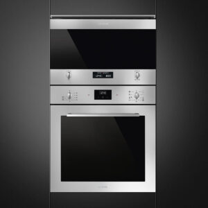 Smeg MP322X1 Classic Built In Microwave with Grill Stainless Steel