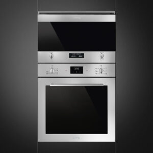 Smeg MP322X1 Classic Built In Microwave with Grill Stainless Steel