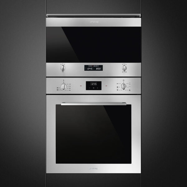Smeg MP322X1 Classic Built In Microwave with Grill Stainless Steel