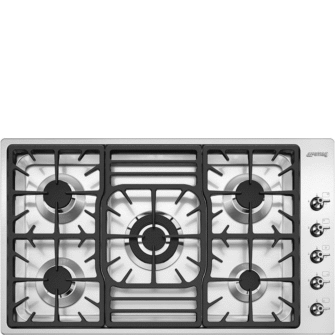 Smeg PGF95-4 5 Burner 90cm Gas Hob
