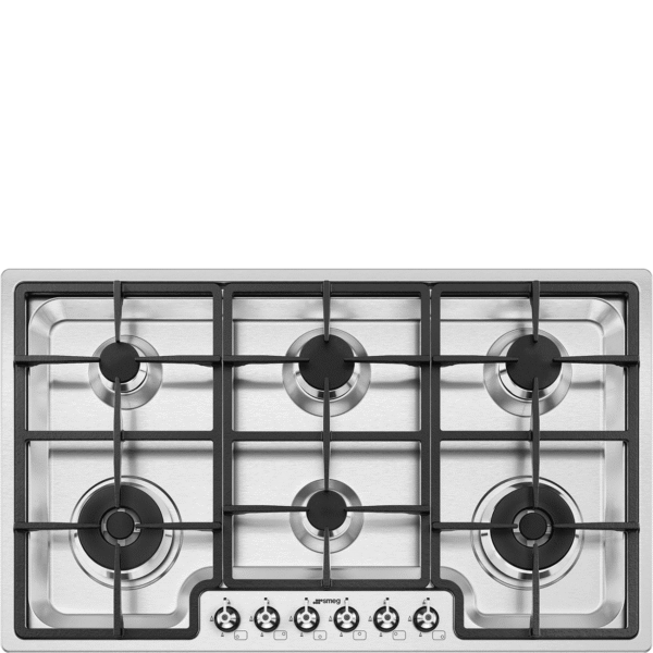 Smeg PGF962 6 Burner 90cm Gas Hob