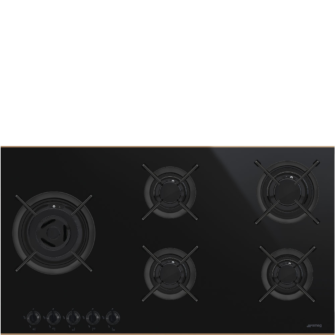 Smeg PV695LCNR Dolce Stil Novo 5 Burner 90cm Gas Hob