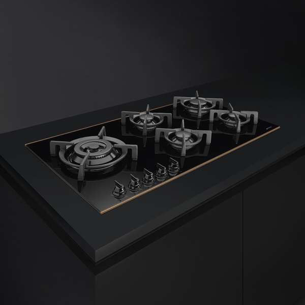 Smeg PV695LCNR Dolce Stil Novo 5 Burner 90cm Gas Hob
