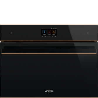 Smeg SBC4604WNR Built In Blast Chiller in Black Glass