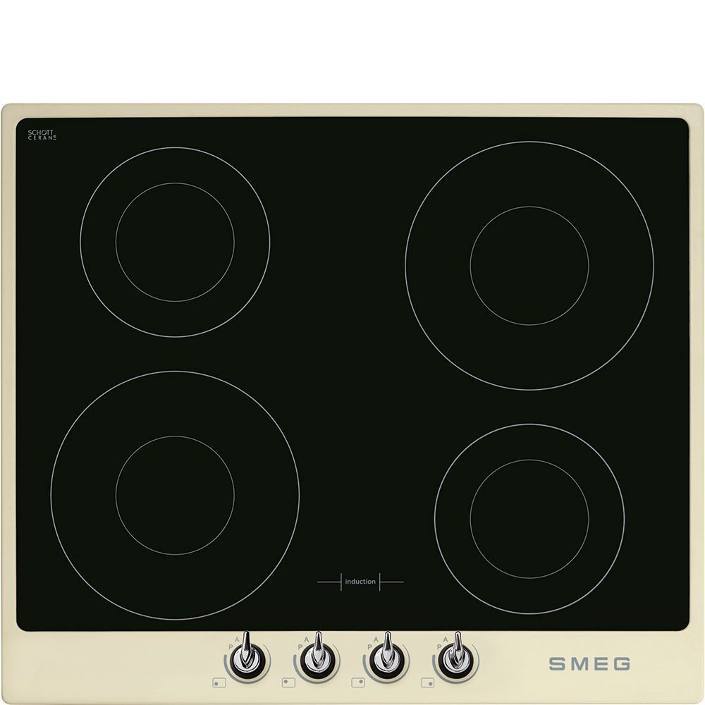 Smeg Si964pm 4 Zone 60Cm Induction Hob Cream