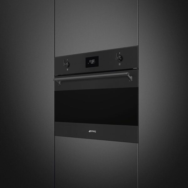 Smeg SO4301M1N Built In Single Oven with Microwave