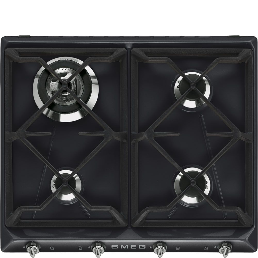 Smeg Sr964ngh 4 Burner 60Cm Gas Hob Black