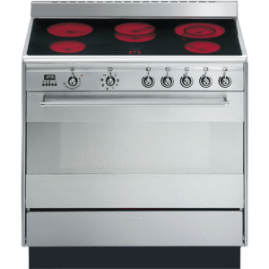 Smeg SUK91CMX9 Classic Concert 90cm Range Cooker with Ceramic Top