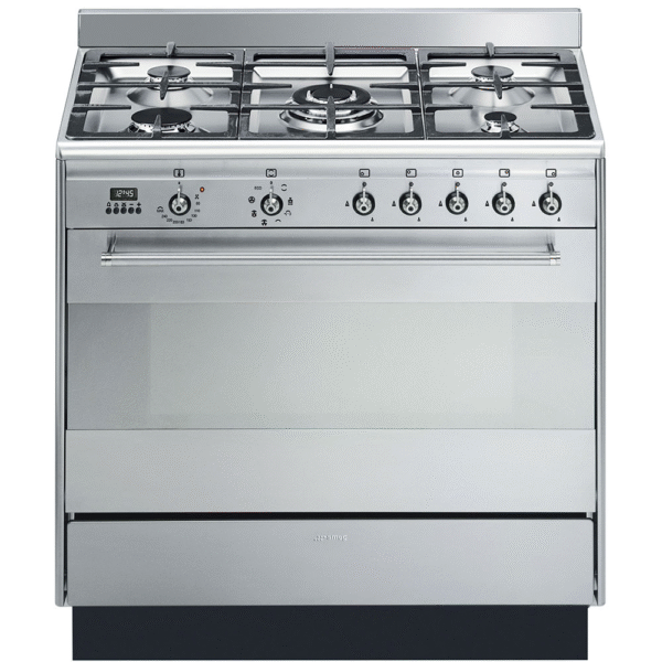Smeg SUK91MFX9 Classic Concert 90cm Range Cooker with Gas Top