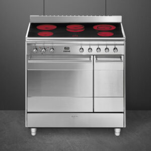 Smeg SUK92CMX9 Classic Concert 90cm Range Cooker with Ceramic Top