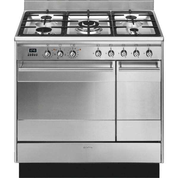 Smeg SUK92MX9-1 Classic Concert 90cm Range Cooker with Gas Top