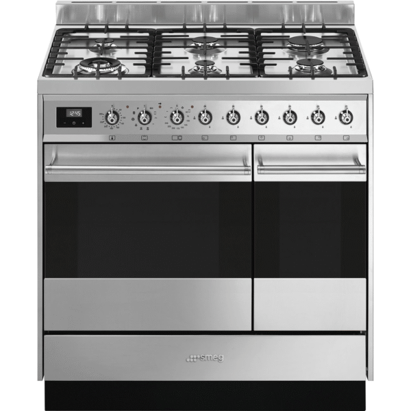 Smeg SY92PX9 Classic Symphony 90cm Range Cooker with Gas Top