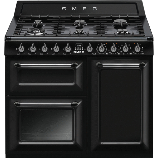 Smeg TR103BL Victoria 100cm Range Cooker with Gas Top