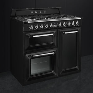 Smeg TR103BL Victoria 100cm Range Cooker with Gas Top