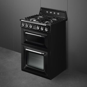 Smeg TR62BL Victoria 60cm Range Cooker with Gas Top