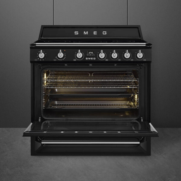 Smeg TR90IBL2 90cm Range Cooker with Induction Top
