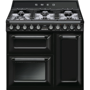 Smeg TR93BL Victoria 90cm Range Cooker with Gas Top