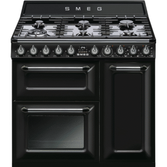 Smeg TR93BL Victoria 90cm Range Cooker with Gas Top