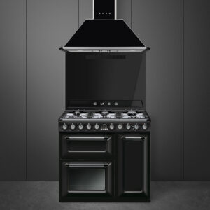 Smeg TR93BL Victoria 90cm Range Cooker with Gas Top