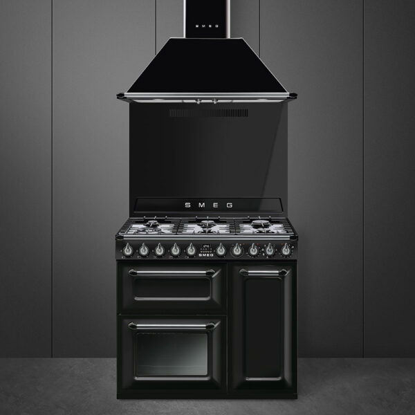 Smeg TR93BL Victoria 90cm Range Cooker with Gas Top
