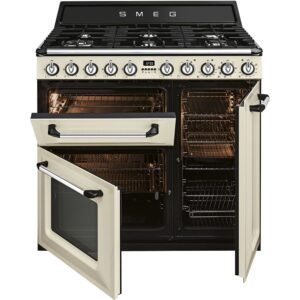 Smeg TR93P Victoria 90cm Range Cooker with Gas Top