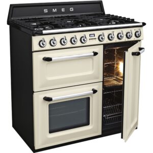Smeg TR93P Victoria 90cm Range Cooker with Gas Top