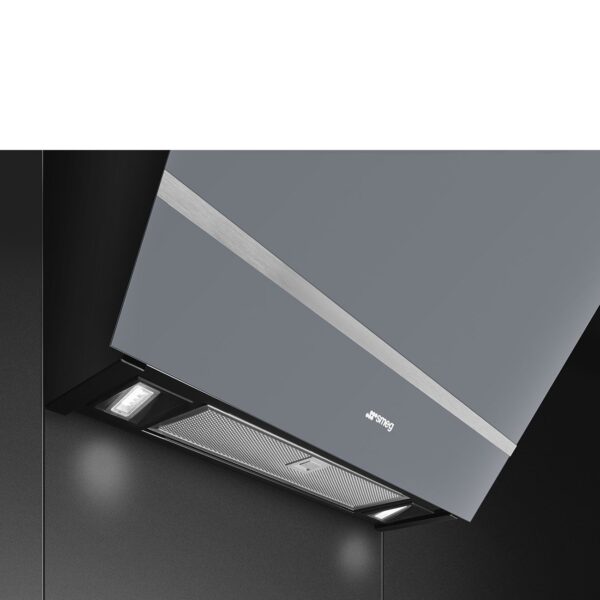 Smeg Universal 60cm Decorative Wall Hood Silver KV26S