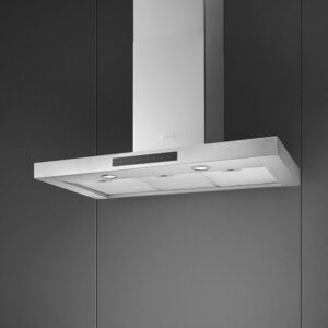 Smeg Universal 90cm Decorative Wall Hood Stainless Steel KICT90BL