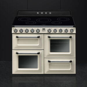 Smeg Victoria 110cm Range Cooker with Induction Top Cream TR4110IP