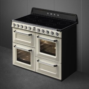 Smeg Victoria 110cm Range Cooker with Induction Top Cream TR4110IP