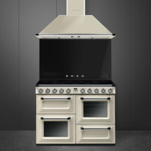 Smeg Victoria 110cm Range Cooker with Induction Top Cream TR4110IP