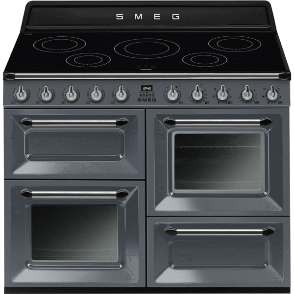 Smeg Victoria 110cm Range Cooker with Induction Top Slate Grey TR4110IGR