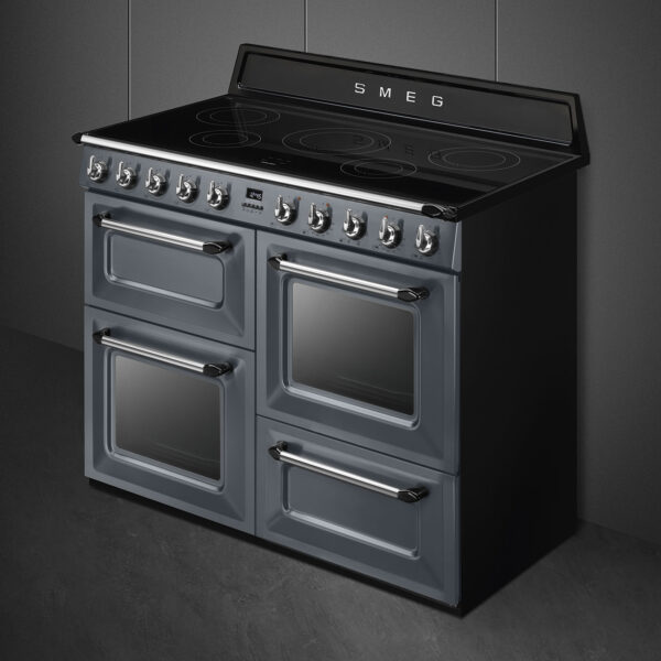 Smeg Victoria 110cm Range Cooker with Induction Top Slate Grey TR4110IGR