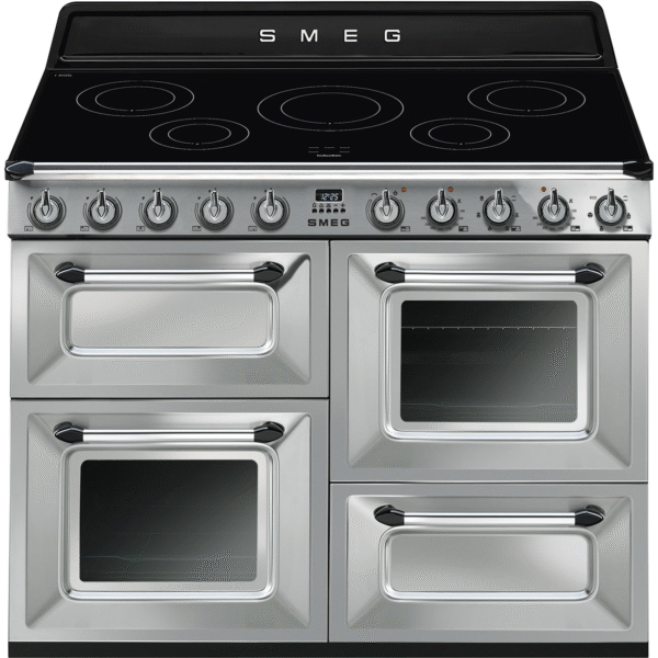 Smeg Victoria 110cm Range Cooker with Induction Top Stainless steel TR4110IX-1